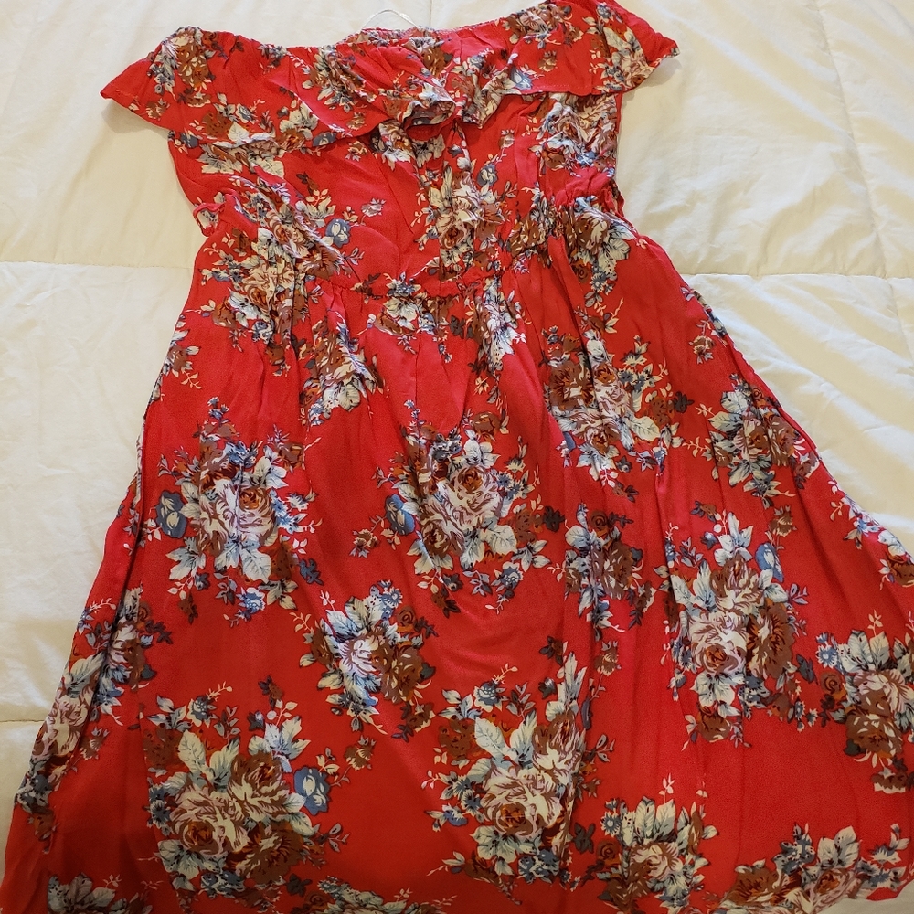 Off the shoulder sundress